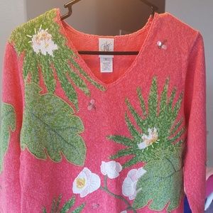 Fisher Hill Pink Cardigan Sweater